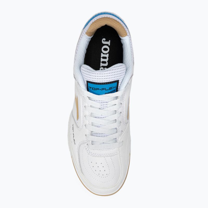 Kopačky Joma Top Flex IN white/gold 6