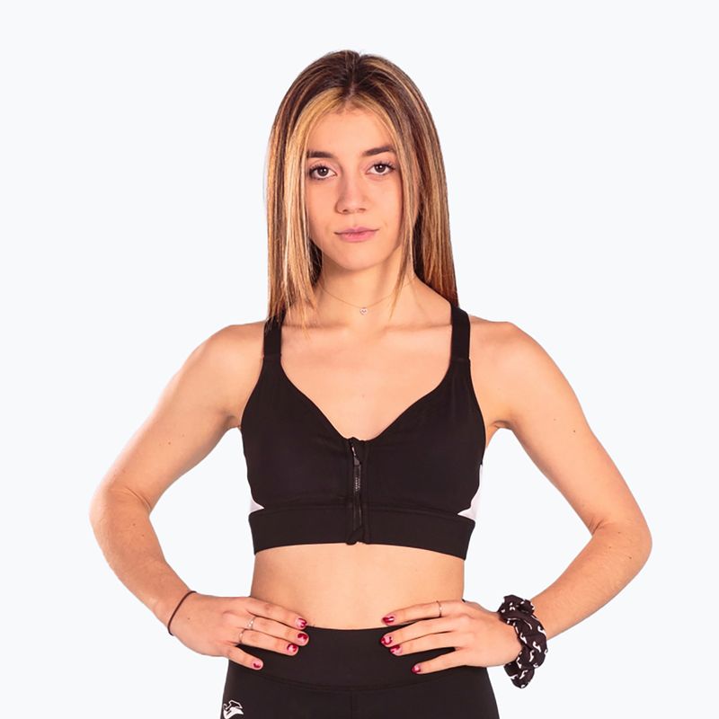 Fitness podprsenka Joma Daphne Sport černá/bílá