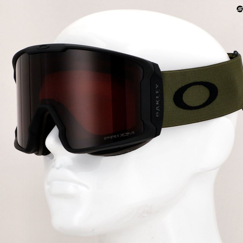 Lyžařské brýle Oakley Line Miner L černé OO7070-96 5