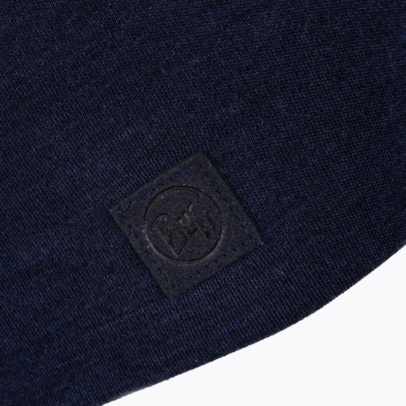 Čepice BUFF Heavyweight Merino Wool Hat Solid tmavě modrá 113028 3