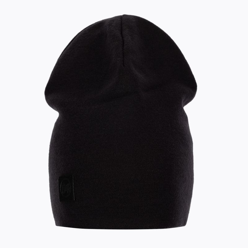 Čepice BUFF Heavyweight Merino Wool Hat Solid černá 113028 2