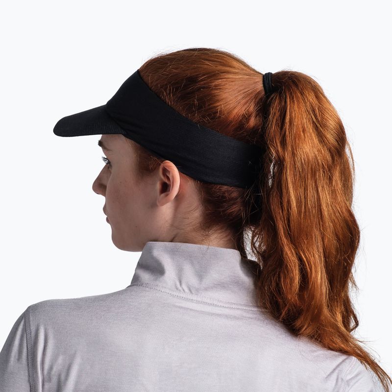 Běžecký kšilt BUFF Pack Speed Visor solid black 4