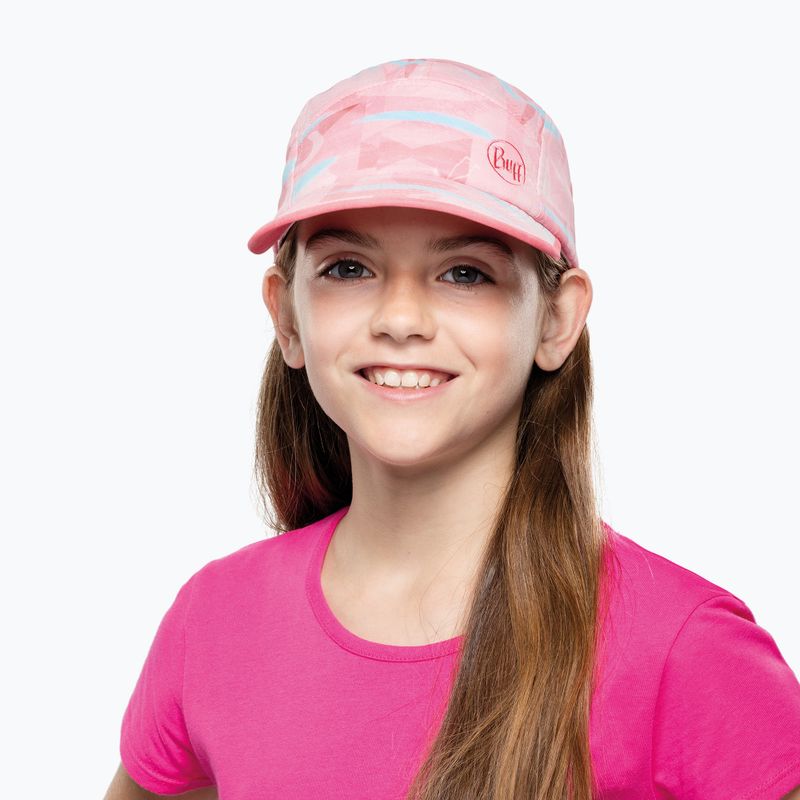 Dětská kšiltovka BUFF 5 Panel heavens pink/pink 3