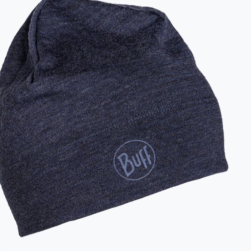 Čepice BUFF Midweight Merino Wool tmavě modrá 118007.779.10.00 3