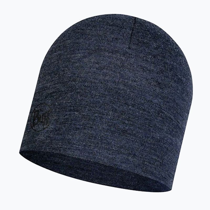 Čepice BUFF Midweight Merino Wool tmavě modrá 118007.779.10.00 4