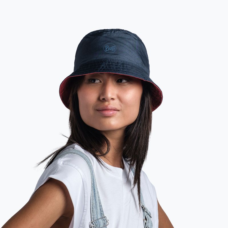 Klobouk BUFF Travel Bucket collage red 4