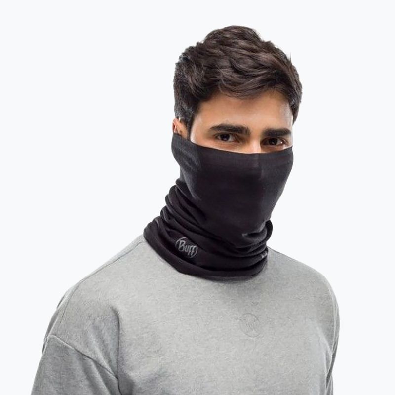 Multifunkční šátek BUFF Thermonet Solid černý 123209.999.10.00 5
