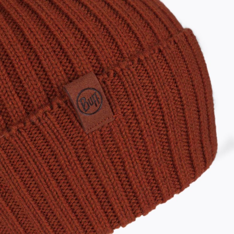 Čepice Buff Merino Wool Knit 1Lhat Norval oranžová 124242.404.10.00 3