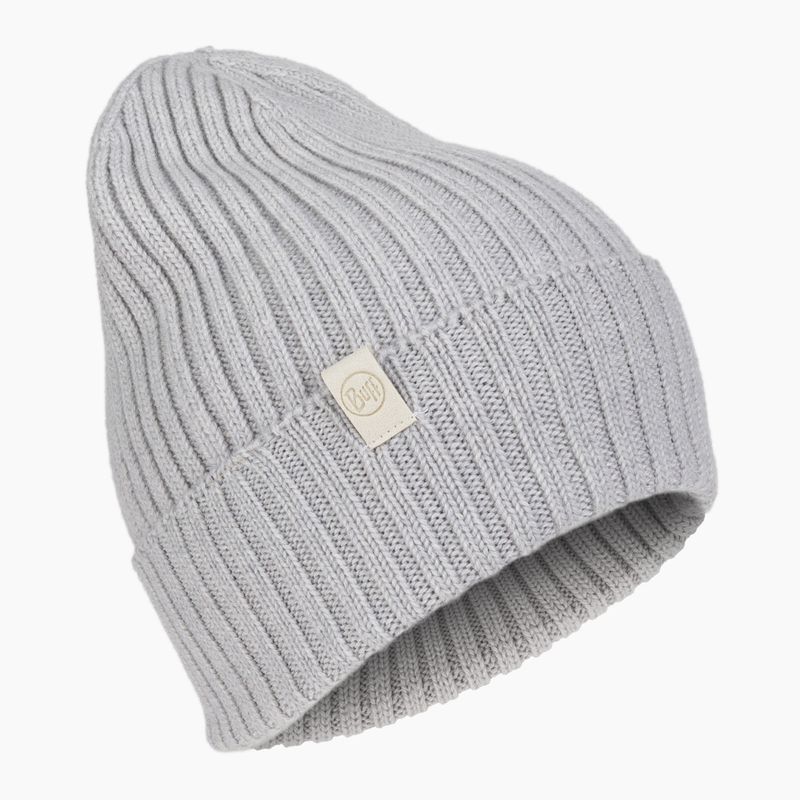 Čepice BUFF Merino Wool Knit 1Lhat Norval světle šedá 124242.933.10.00