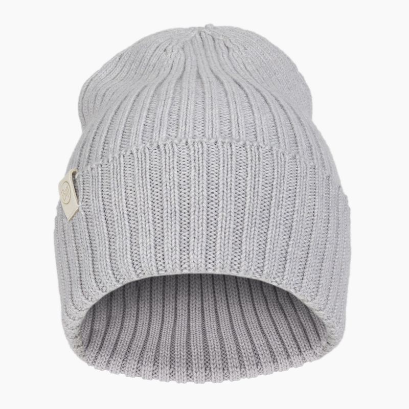 Čepice BUFF Merino Wool Knit 1Lhat Norval světle šedá 124242.933.10.00 2