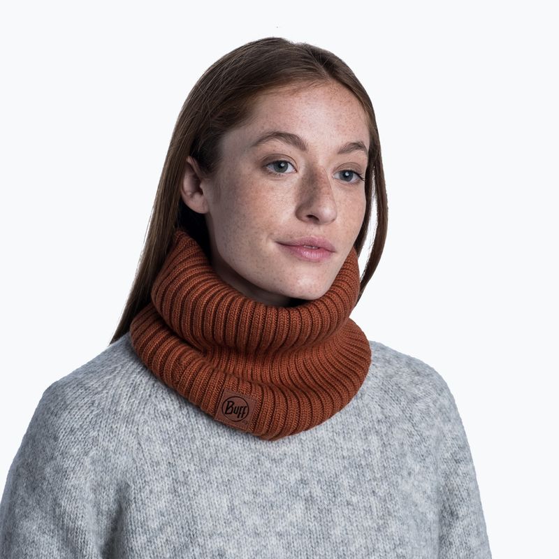 Nákrčník BUFF Knitted Neckwarmer Norval hnědý 124244.404.10.00 5