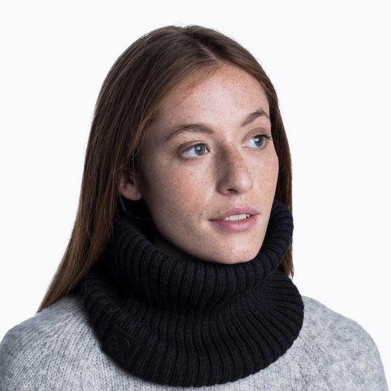Nákrčník BUFF Knitted Neckwarmer Norval Graphite 124244.901.10.00 5