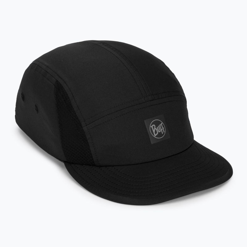 Kšiltovka BUFF 5 Panel Go solid black