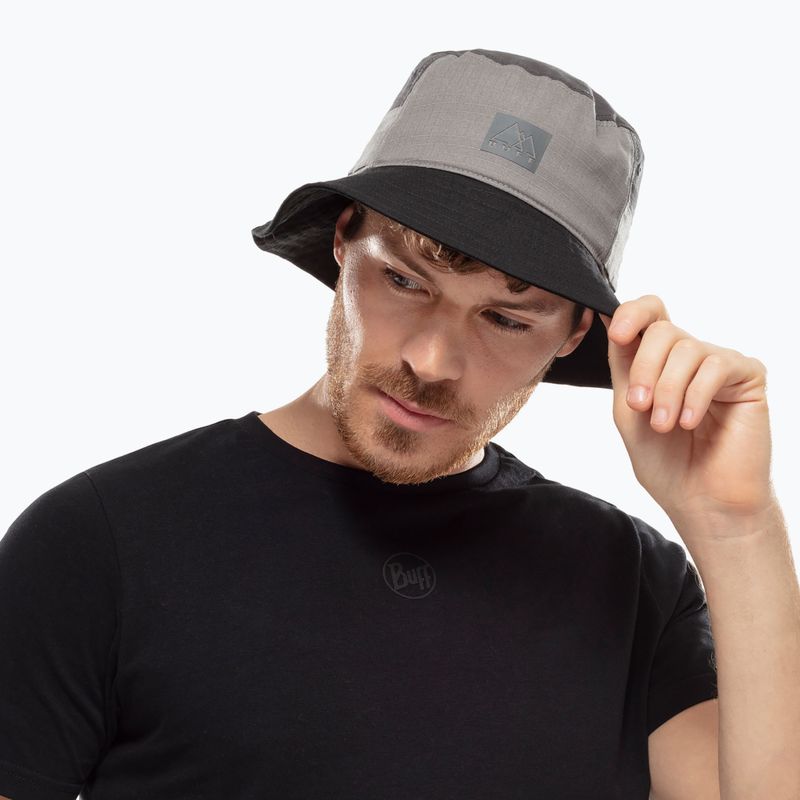 BUFF Sun Bucket Hiking Hat Grey 125445.937.30.00 5