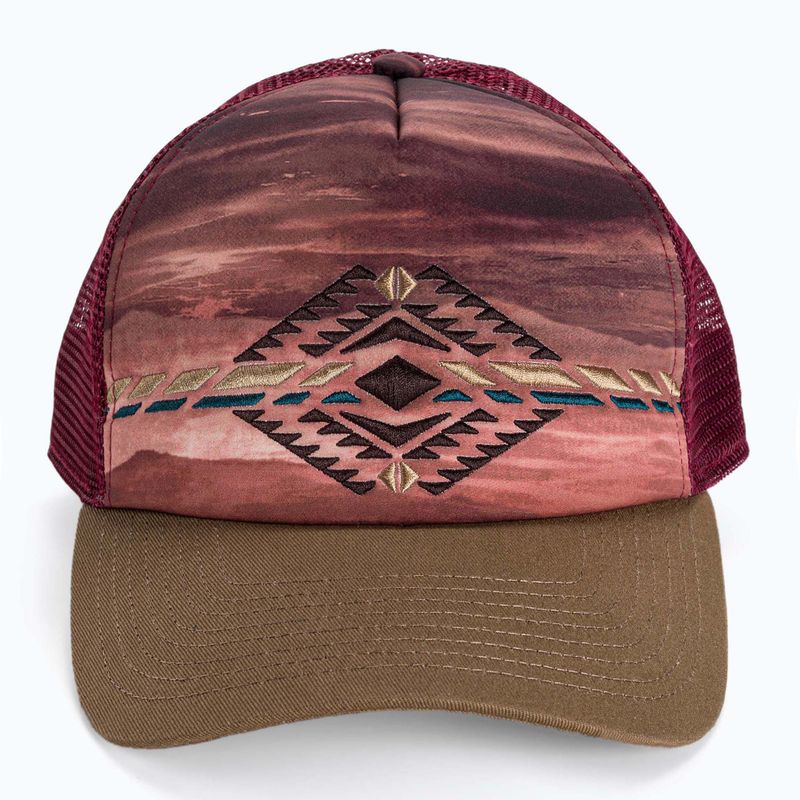 Kšiltovka BUFF Trucker Sykora bordovo-hnědá 125365.632.30.00 4