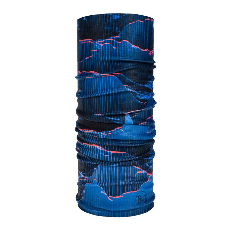 Multifunkční šátek BUFF Thermonet S-Wave modrý 126398.707.10.00