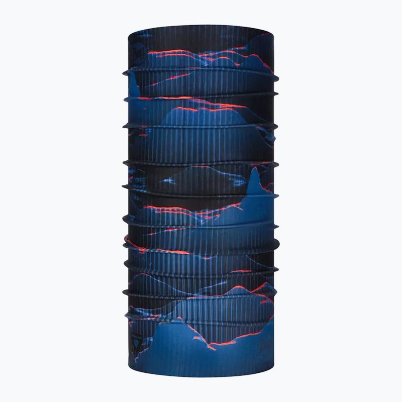 Multifunkční šátek BUFF Thermonet S-Wave modrý 126398.707.10.00 4