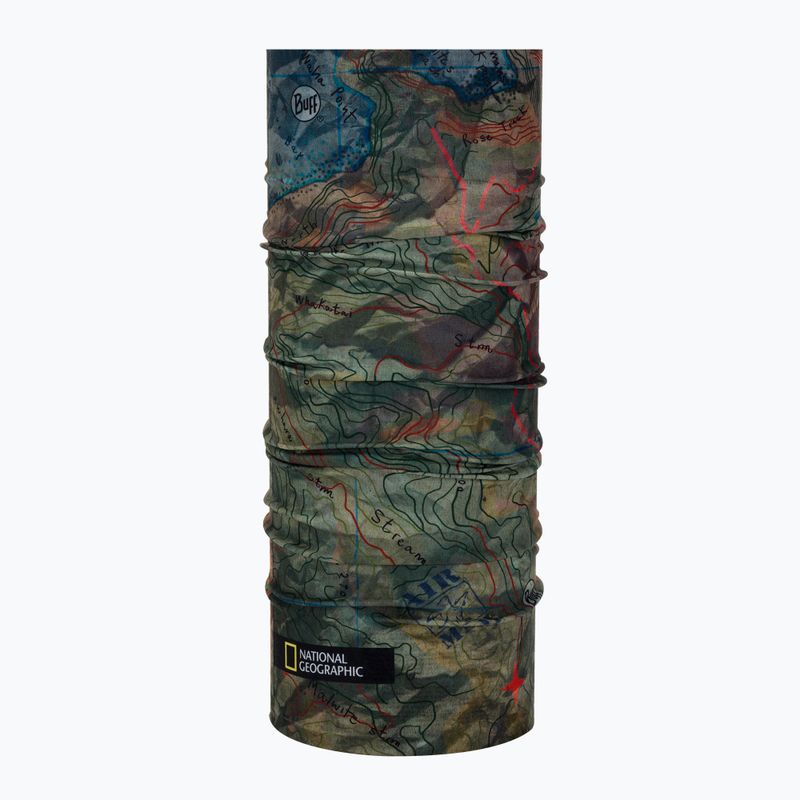 Multifunkční šátek BUFF Original Anawhata zelený 126758.854.10.00