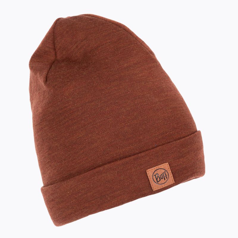Čepice BUFF Heavyweight Merino Wool Hat červená 111170