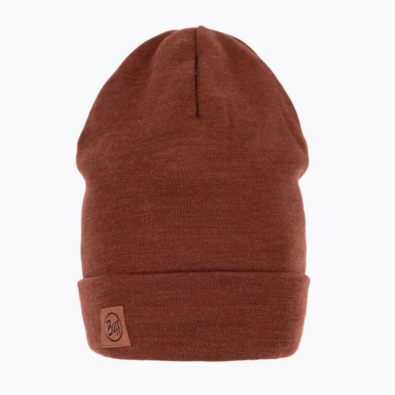 Čepice BUFF Heavyweight Merino Wool Hat červená 111170 2