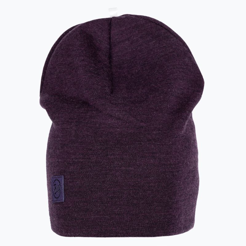 Čepice BUFF Heavyweight Merino Wool Hat fialová 113028 2