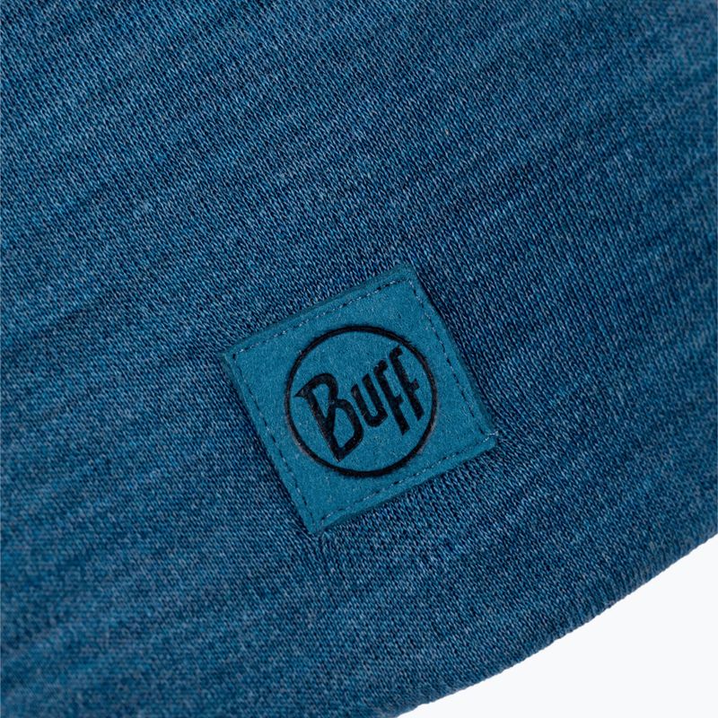 Čepice BUFF Heavyweight Merino Wool Hat modrá 113028 3