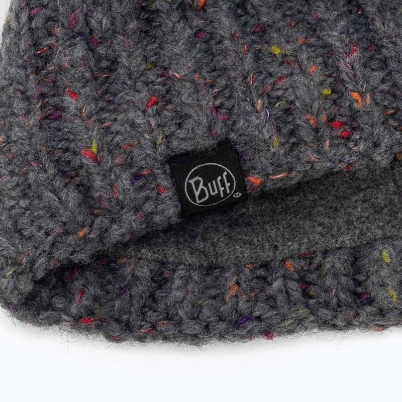 Nákrčník BUFF Knitted & Fleece Neckwarmer Kim šedý 123528.937.10.00 3
