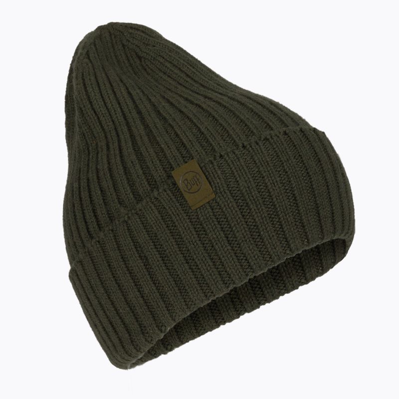 Čepice BUFF Merino Wool Knit 1Lhat Norval zelená 124242.809.10.00