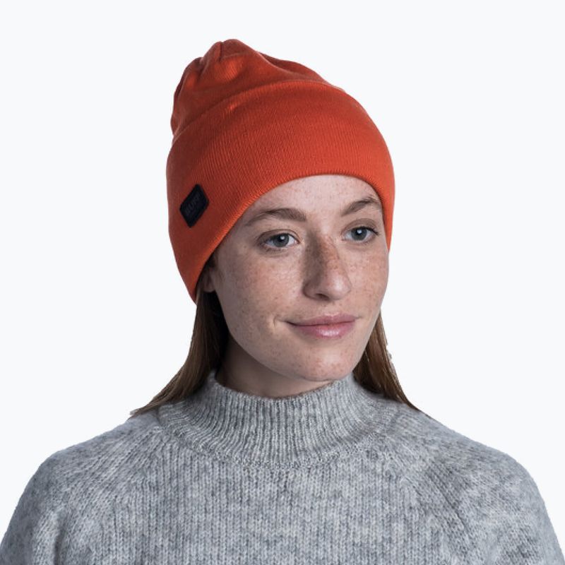 Čepice BUFF Knitted Hat Niels oranžová 126457.202.10.00 5
