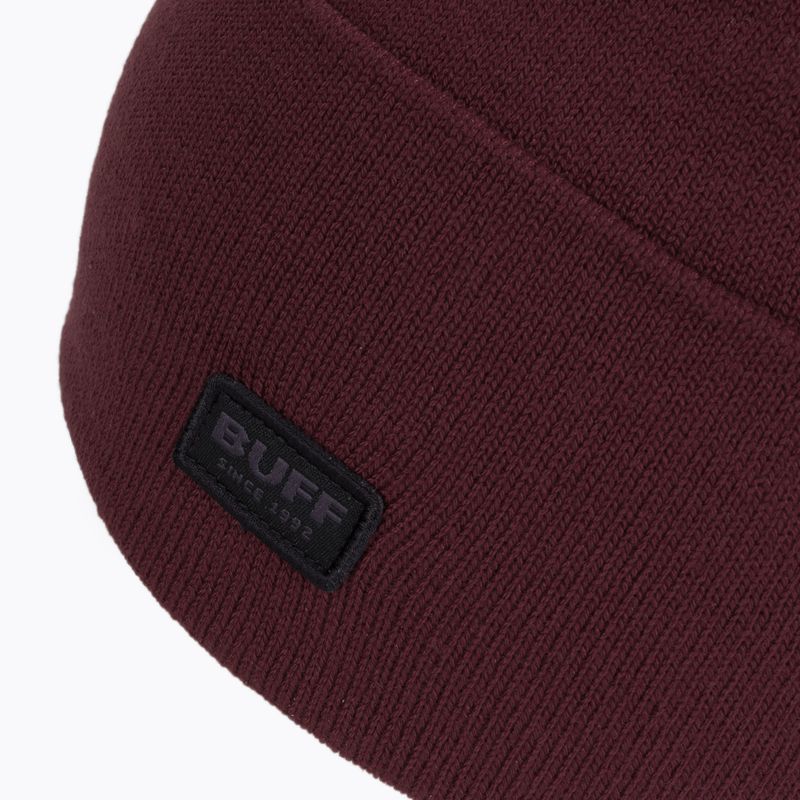 Čepice BUFF Knitted Hat Niels bordová 126457.304.10.00 3