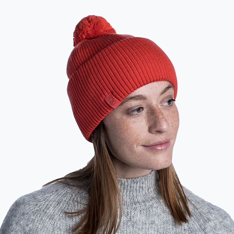Čepice BUFF Knitted Hat Tim červená 126463.220.10.00 5