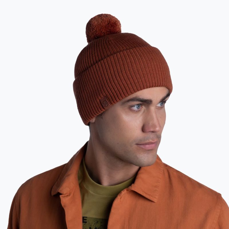 Čepice BUFF Knitted Hat Tim hnědá 126463.404.10.00 6