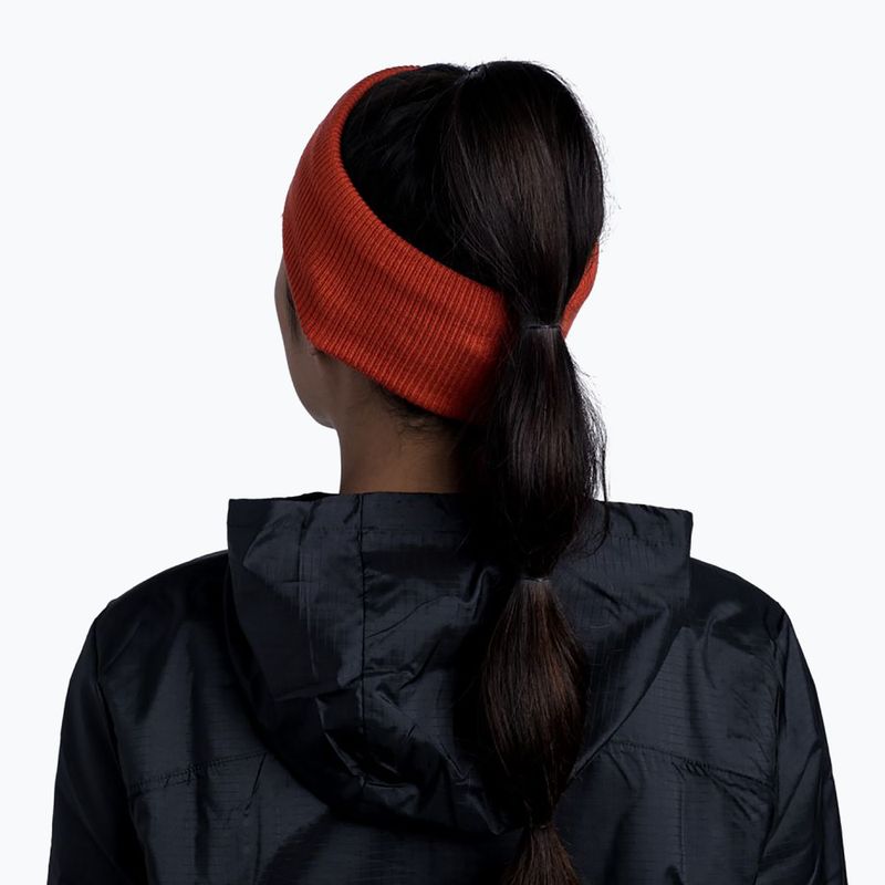 Čelenka BUFF Crossknit Headband Solid červená 126484.220 7