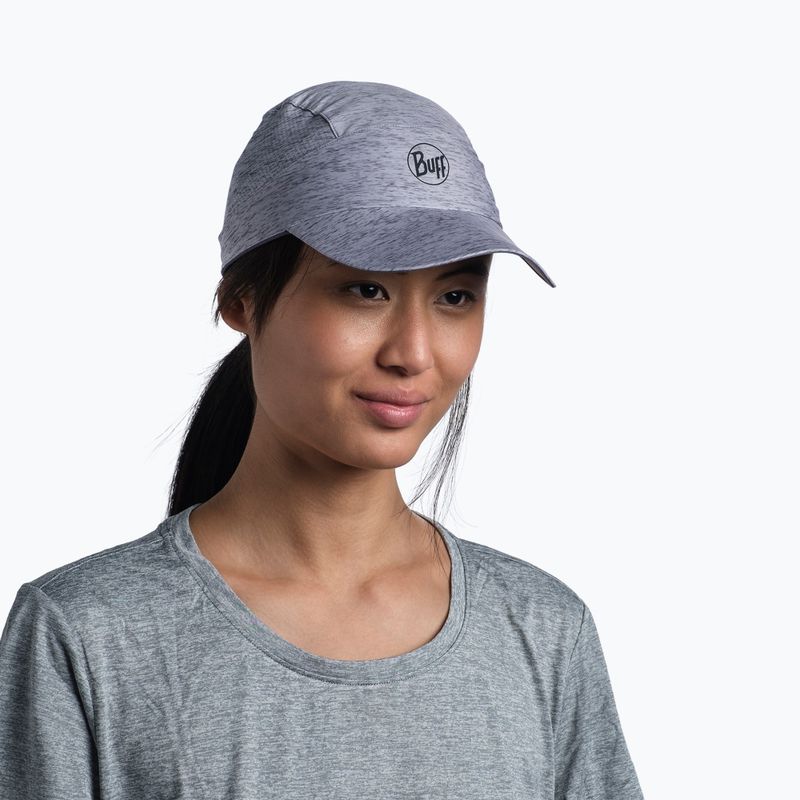 Kšiltovka BUFF Pack Speed heather light grey 4
