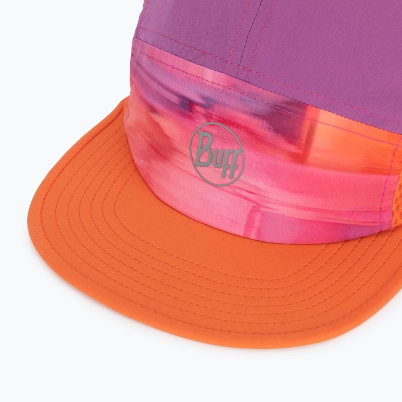 Kšiltovka BUFF 5 Panel Go sish tangerine 3
