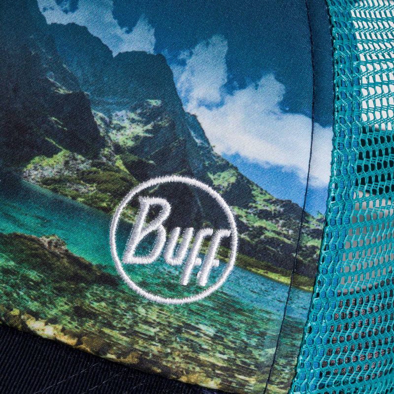 Kšiltovka BUFF Trucker černá Staw modro-tmavě modrá 129543.555.10.00 5