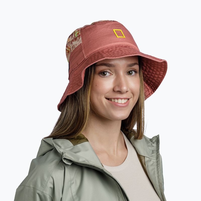 BUFF Sun Bucket Temara turistický klobouk červený 131352.438.20.00 4