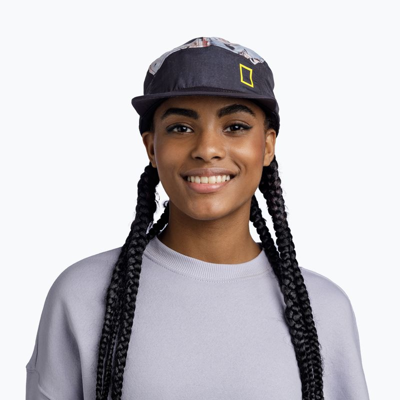 Kšiltovka BUFF 5 Explore Panel reige black 3