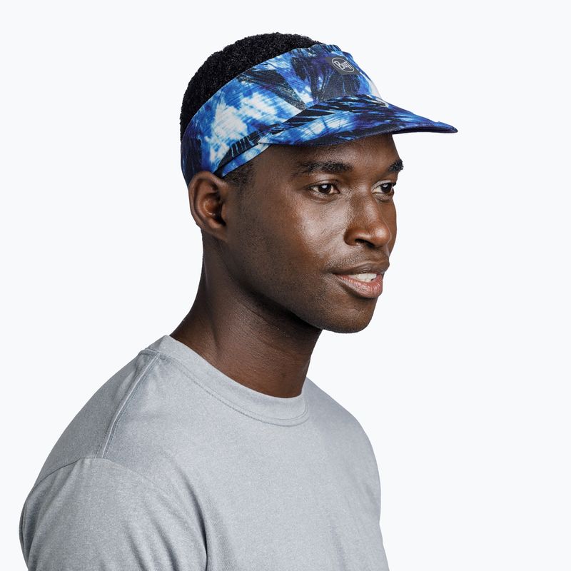 Kšilt na běhání BUFF Pack Speed gold blue 4