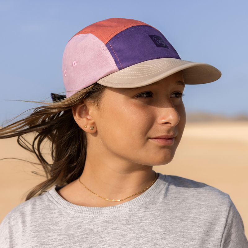 BUFF 5 Panel Go Colart dětská baseballová čepice fialová 128588.619.10.00 9