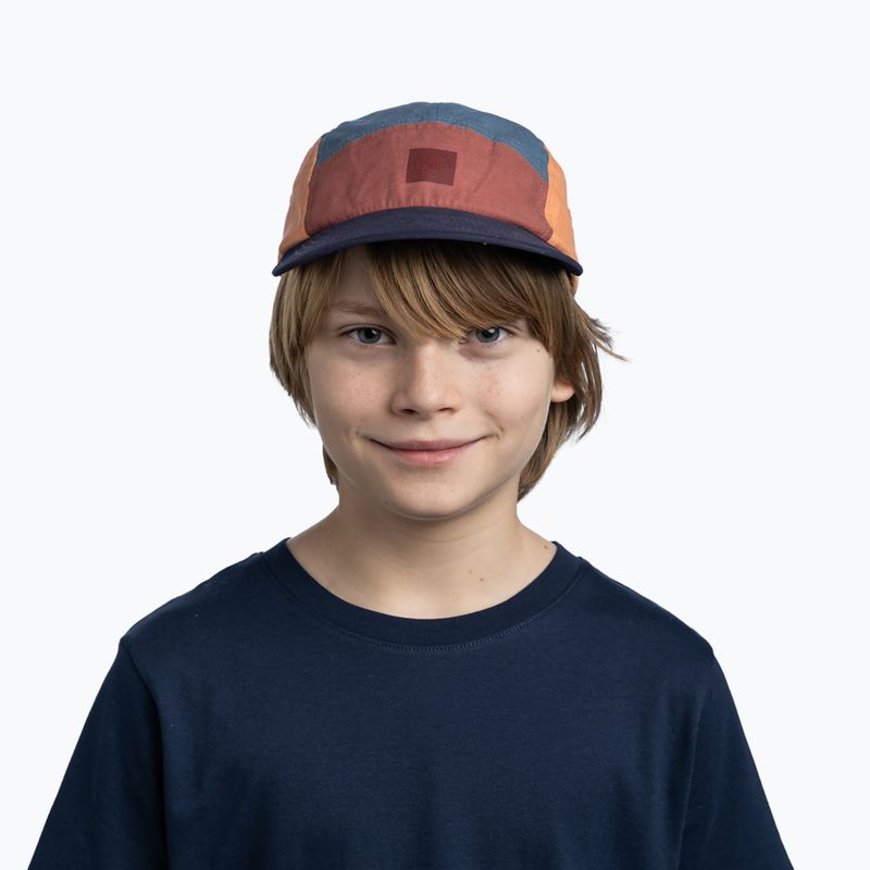 BUFF 5 Panel Go Colart dětská baseballová čepice modrá 128588.707.10.00 7