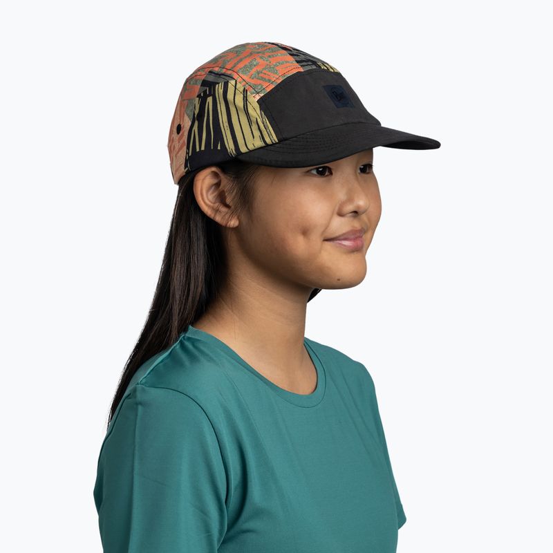 BUFF 5 Panels Noru dětská baseballová čepice černá 131315.999.10.00 9