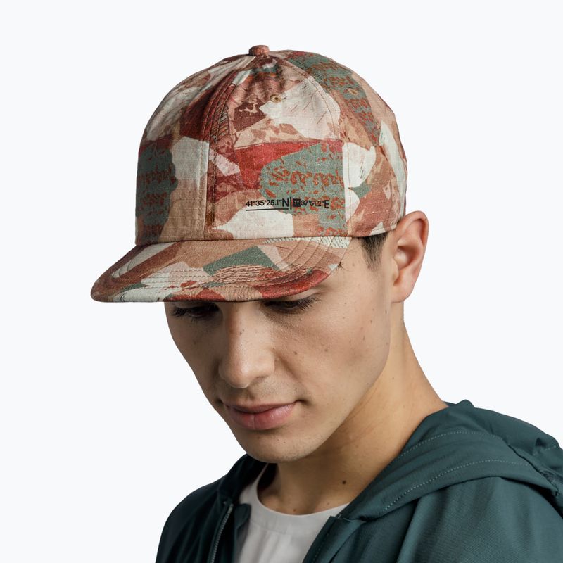 Kšiltovka BUFF Pack Baseball brindle hetch 6