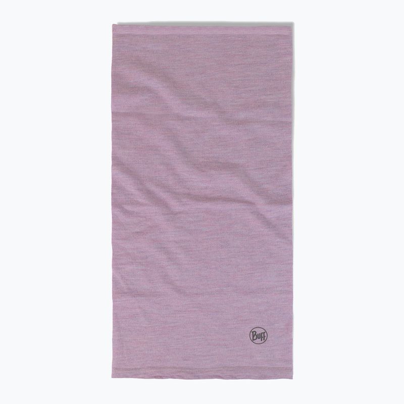 Multifunkční šátek BUFF Midweight Merino Wool melange lilac sand 2