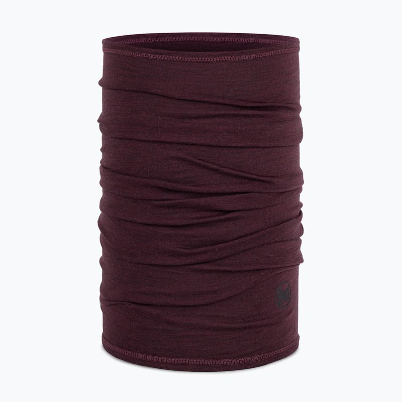 Nákrčník  BUFF Lightweight Merino Wool garnet
