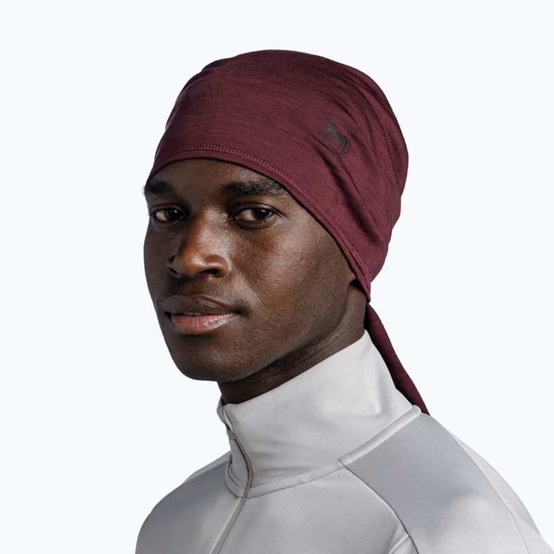Nákrčník  BUFF Lightweight Merino Wool garnet 5