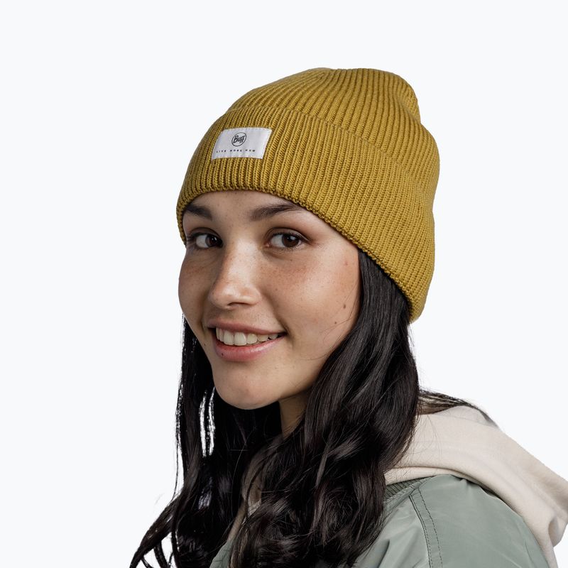 Zimní čepice BUFF Knitted Drisk citronella 4