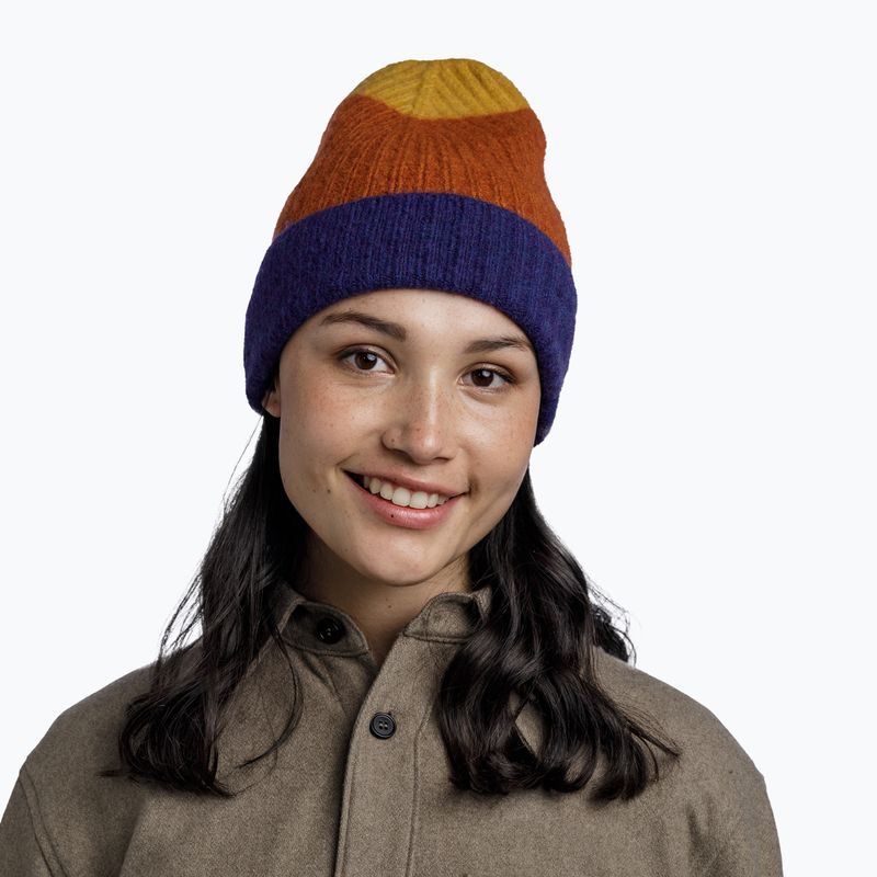 Zimní čepice BUFF Knitted Nilah denim 3