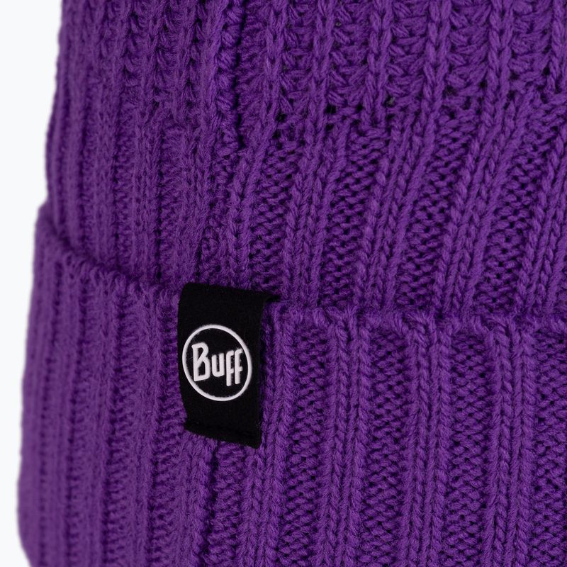 Zimní čepice BUFF Knitted & Fleece Renso purple 2