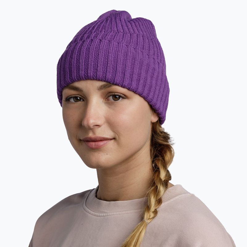 Zimní čepice BUFF Knitted & Fleece Renso purple 4